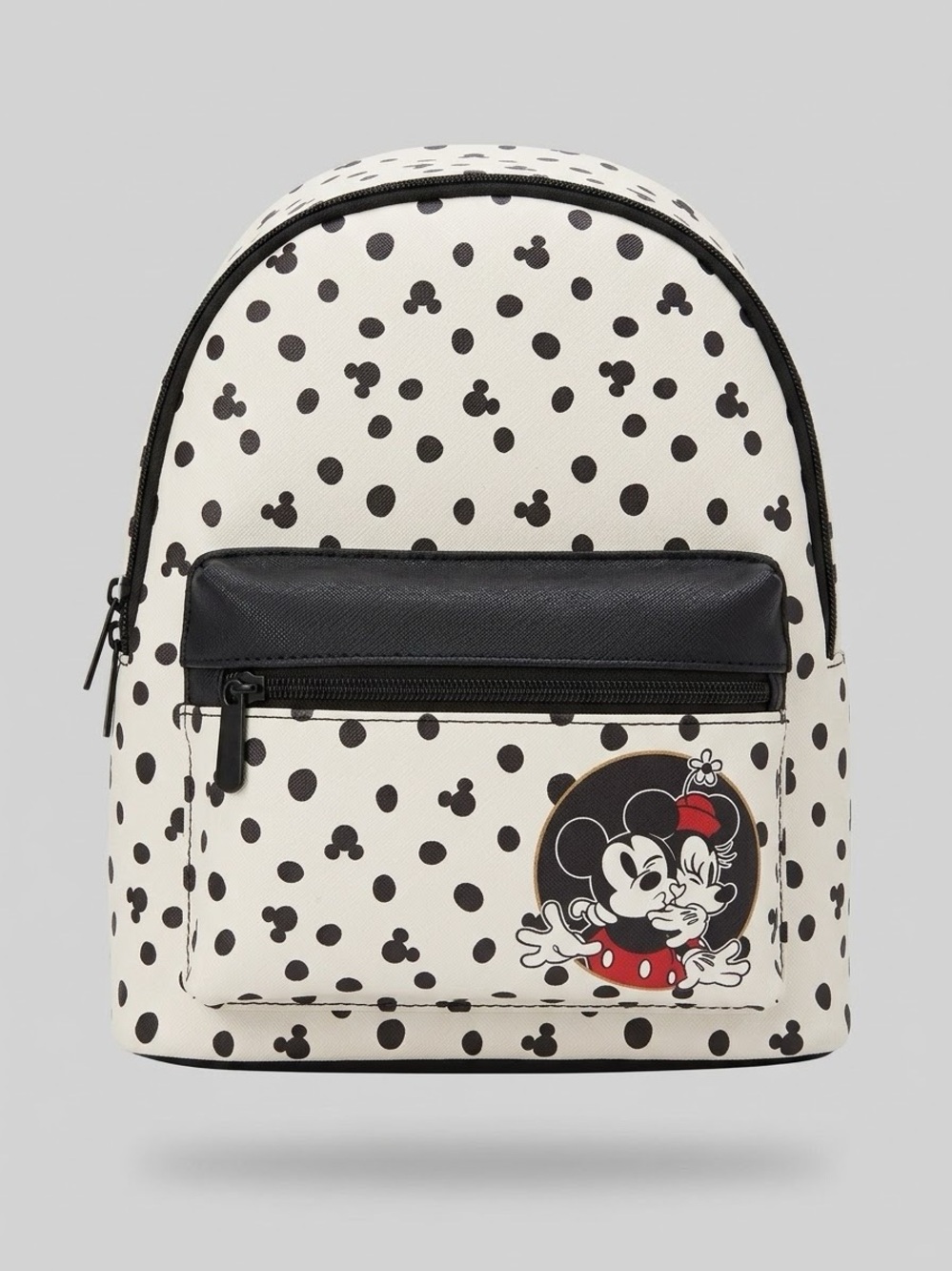 Disney Bioworld Mickey Minnie Mouse Mini Backpack Polka Dot Kiss NWT